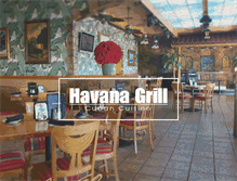 Tablet Screenshot of havanagrillcuban.com